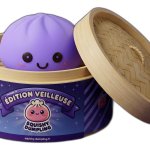 Les luce notturnas — squishy dumpling nel suo cestino di bambù per vapore