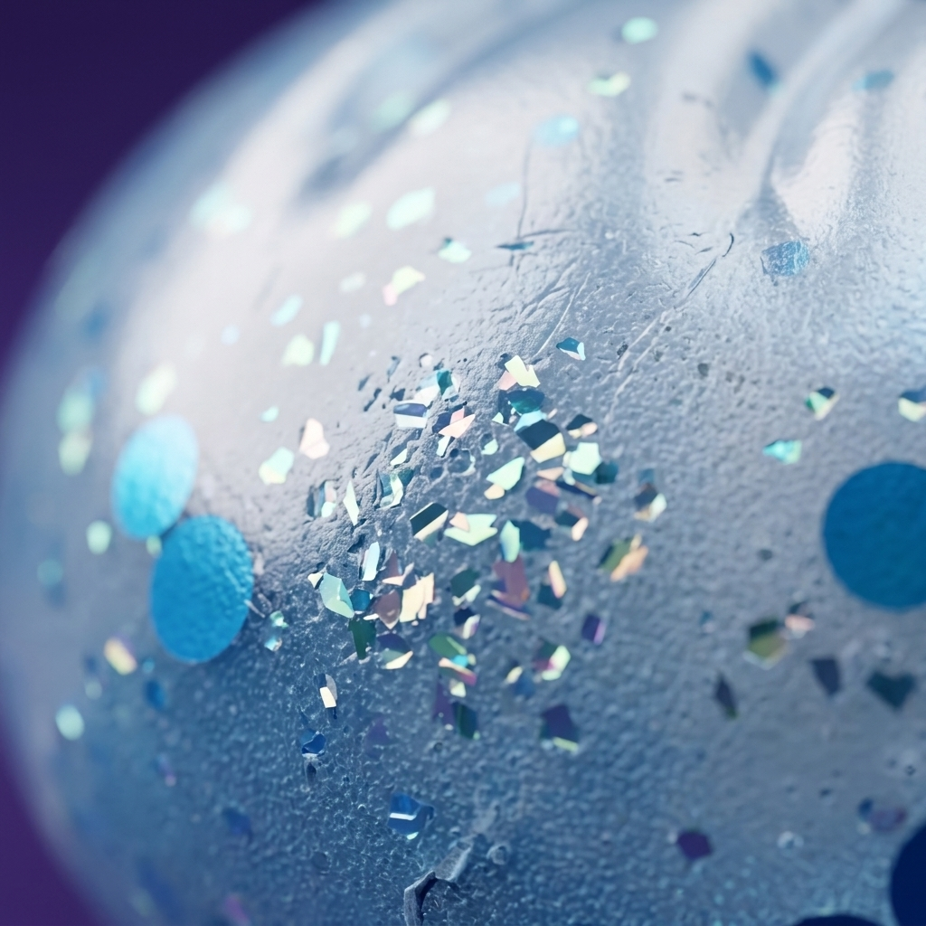 Dumpling Squishy Sparkle Blu Ghiaccio — squishy antistress slow-rise kawaii
