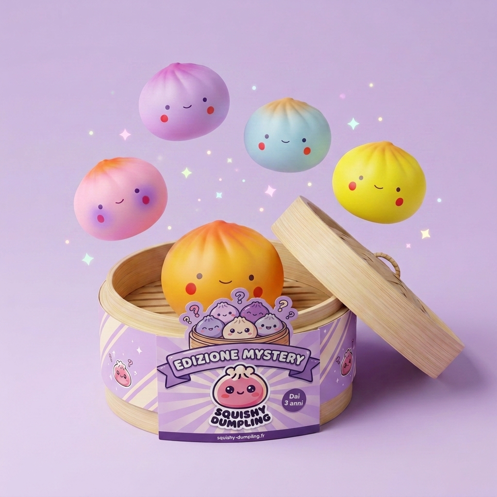 Dumpling Squishy Blind Box Mini – 24 Misteri — squishy antistress slow-rise kawaii