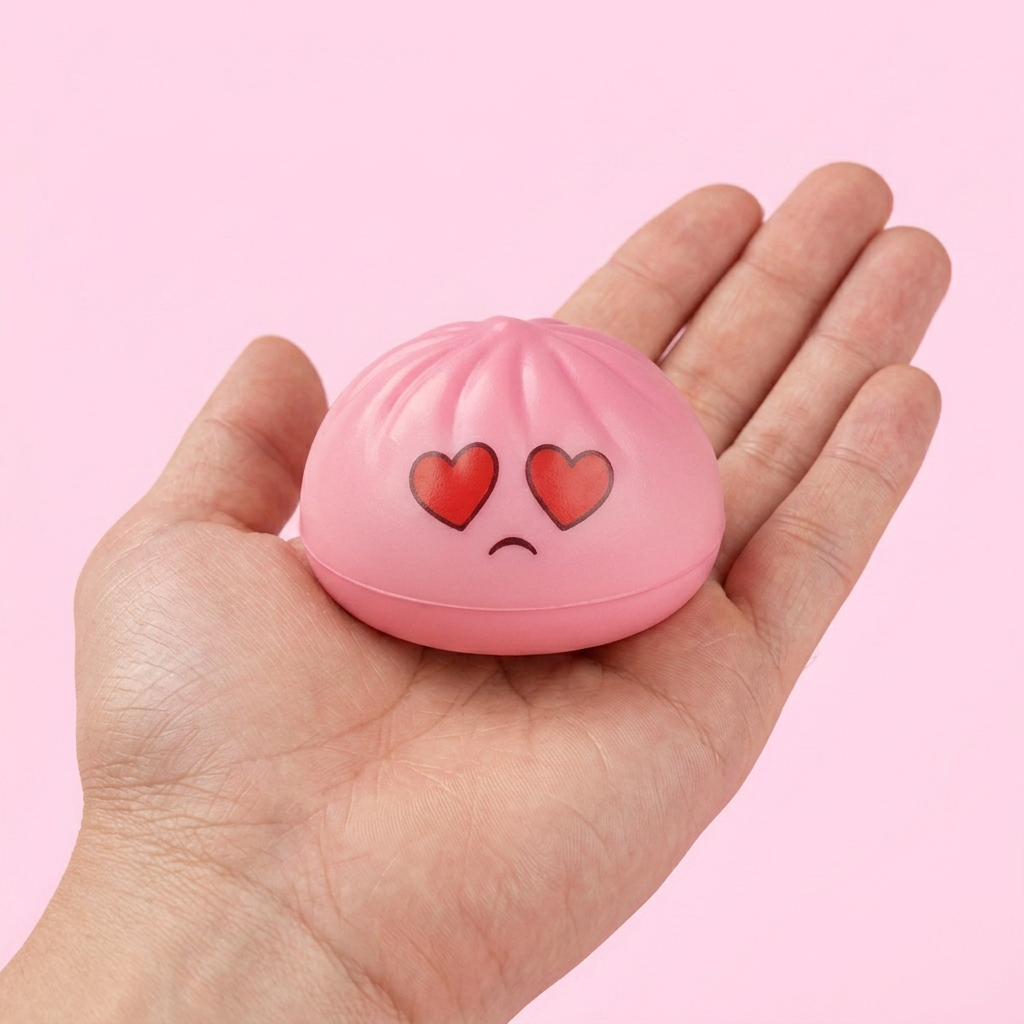 Mini Dumpling Squishy Kawaii Mystery con Cestino — squishy antistress slow-rise kawaii