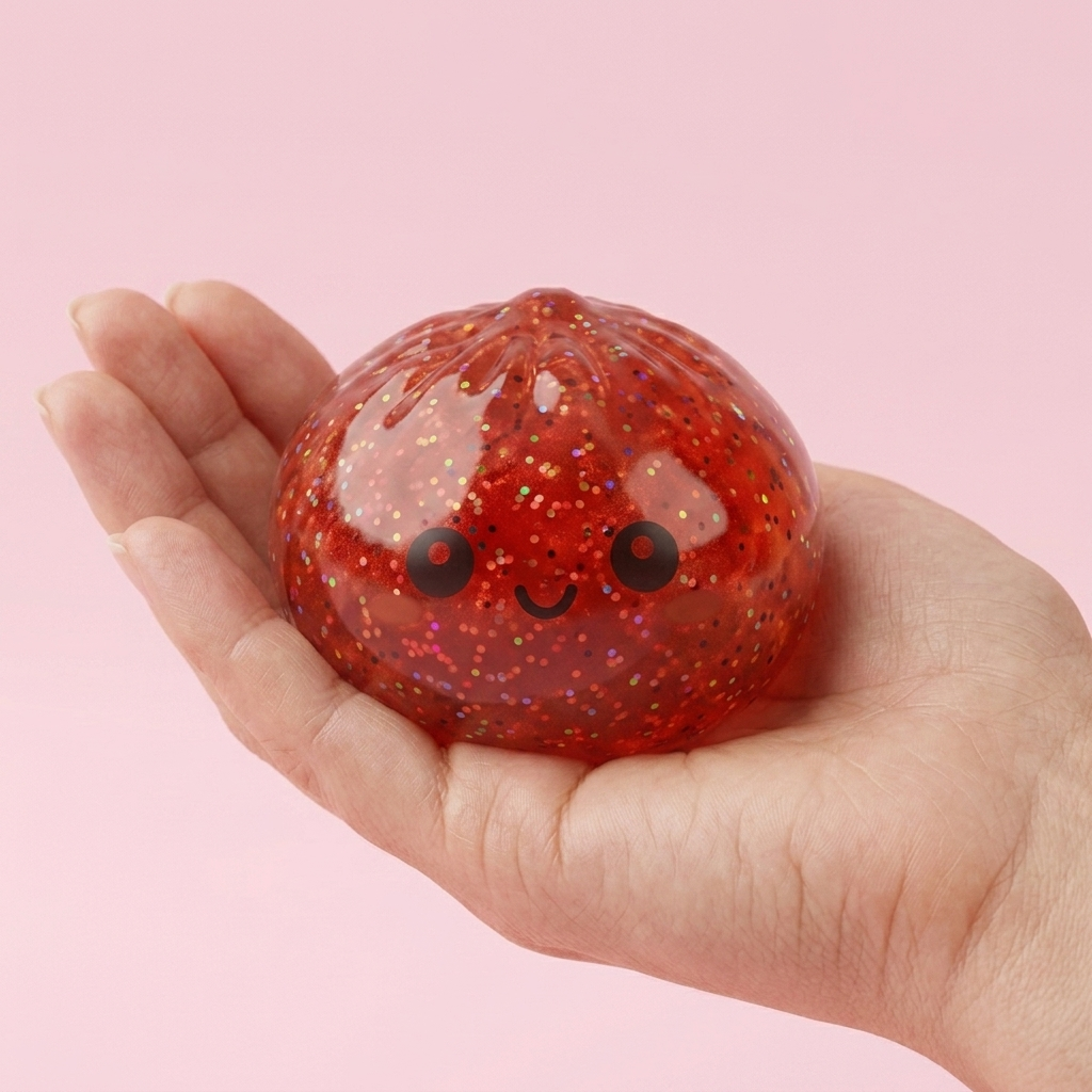 Mini Dumpling Squishy Metallico Mistero — squishy antistress slow-rise kawaii