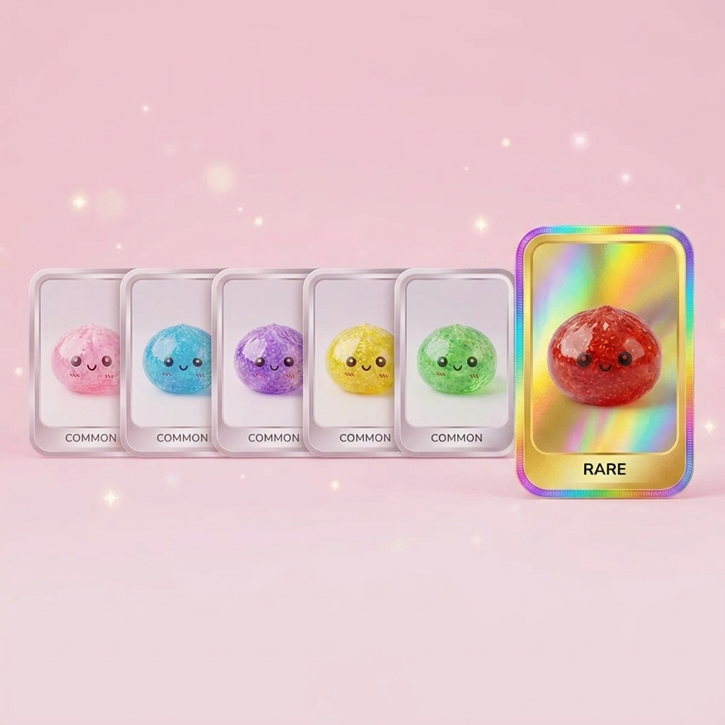 Mini Dumpling Squishy Metallico Mistero — squishy antistress slow-rise kawaii