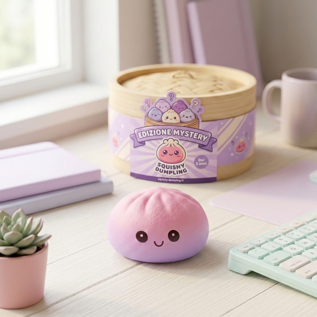 Mini Dumplings Squishy Mystery – Confezione Sorpresa — squishy antistress slow-rise kawaii