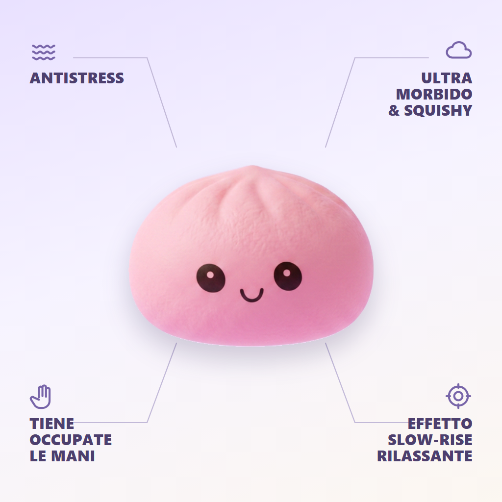 Mini Dumplings Squishy Mystery – Confezione Sorpresa — squishy antistress slow-rise kawaii