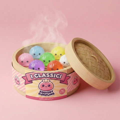 Mini Dumpling Squishy Zucchero — squishy antistress slow-rise kawaii