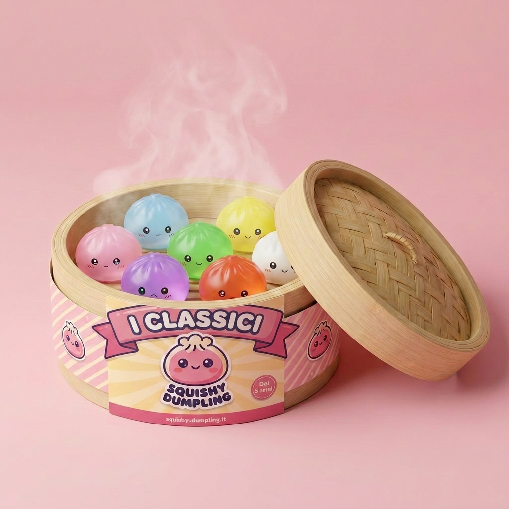 Mini Dumpling Squishy Zucchero — squishy antistress slow-rise kawaii