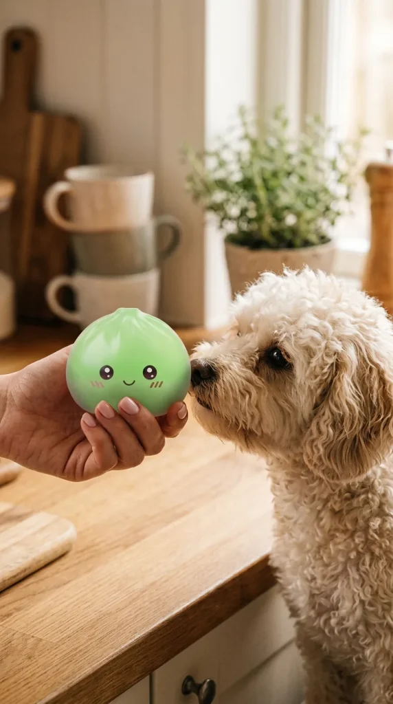 Mini Dumpling Squishy Zucchero — squishy antistress slow-rise kawaii