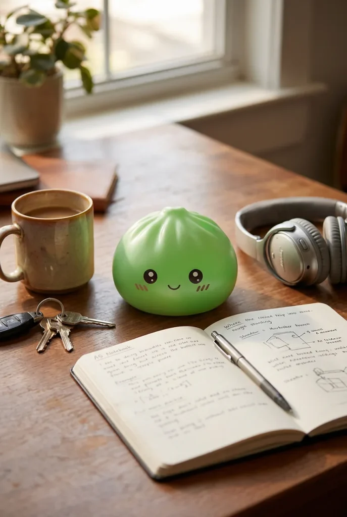 Mini Dumpling Squishy Zucchero — squishy antistress slow-rise kawaii