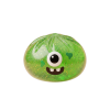 Squishy Dumpling Monster Halloween Verde Glitter — squishy antistress slow-rise kawaii