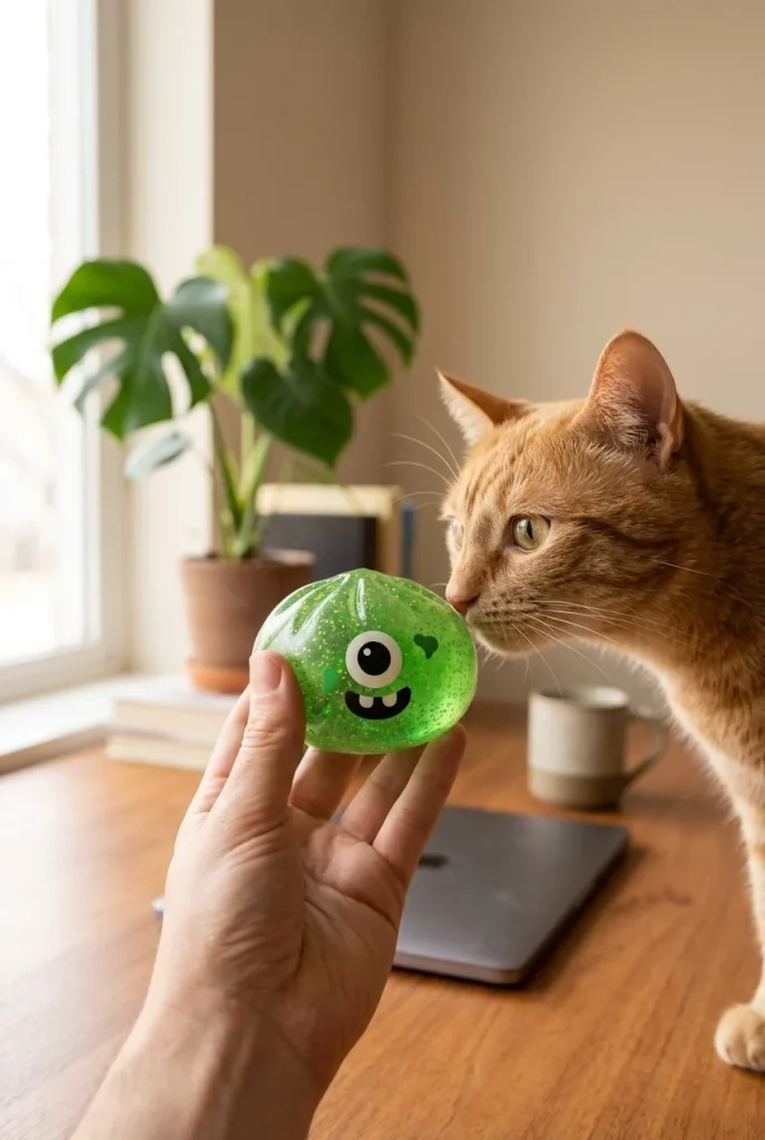 Squishy Dumpling Monster Halloween Verde Glitter — squishy antistress slow-rise kawaii