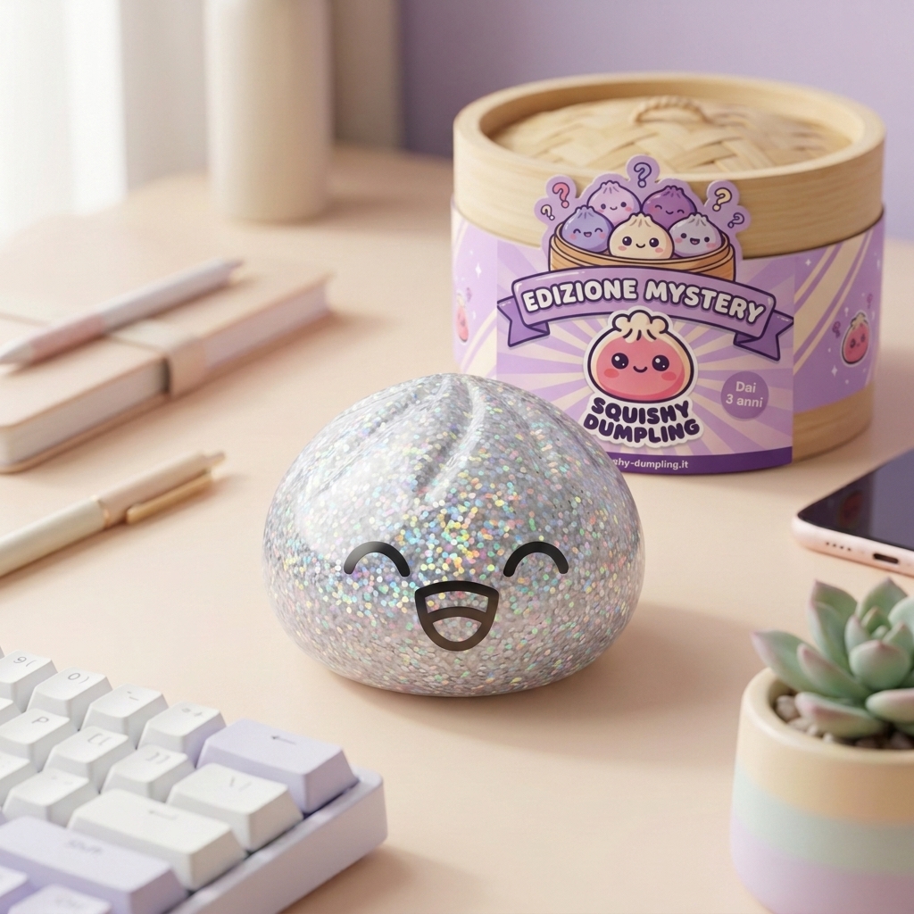 Rare Dumpling Squishy Mystery da Collezione — squishy antistress slow-rise kawaii