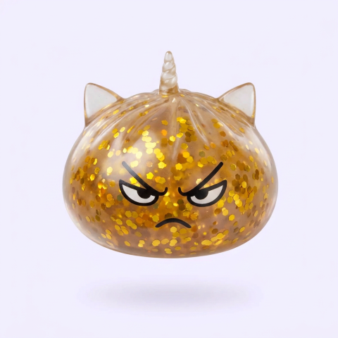 Glitter Dumpling Squishy Rare Unicorno Magico — squishy antistress slow-rise kawaii