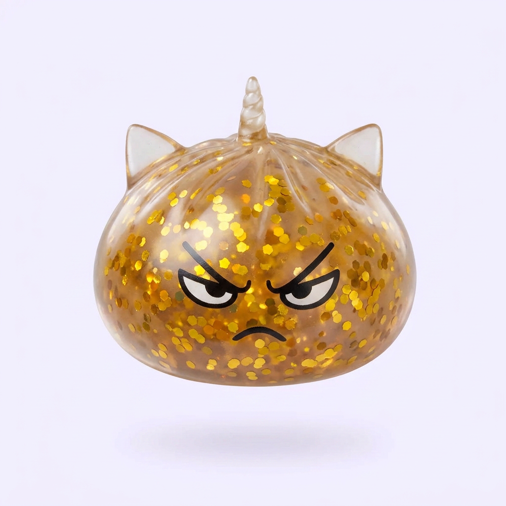 Glitter Dumpling Squishy Rare Unicorno Magico — squishy antistress slow-rise kawaii