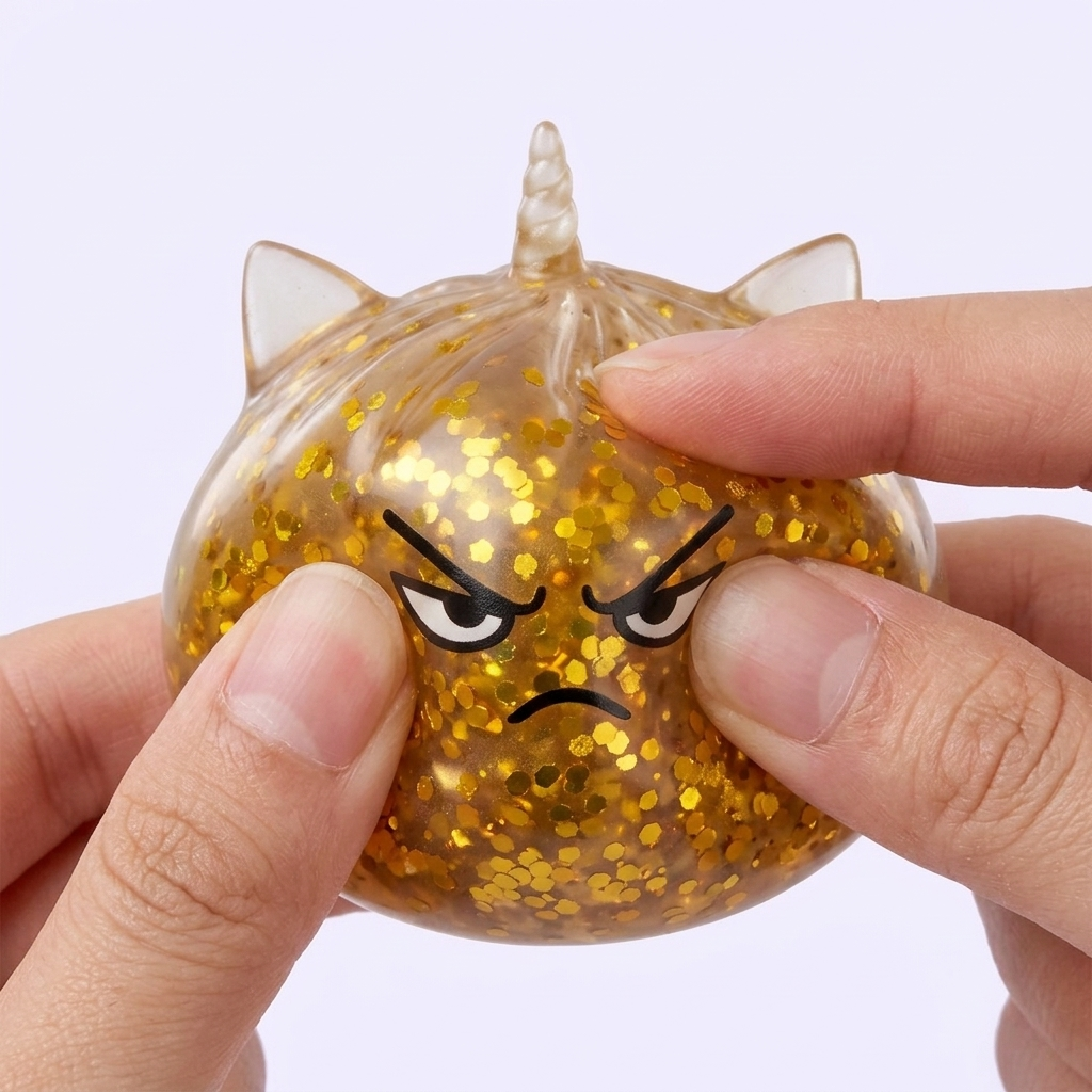 Glitter Dumpling Squishy Rare Unicorno Magico — squishy antistress slow-rise kawaii