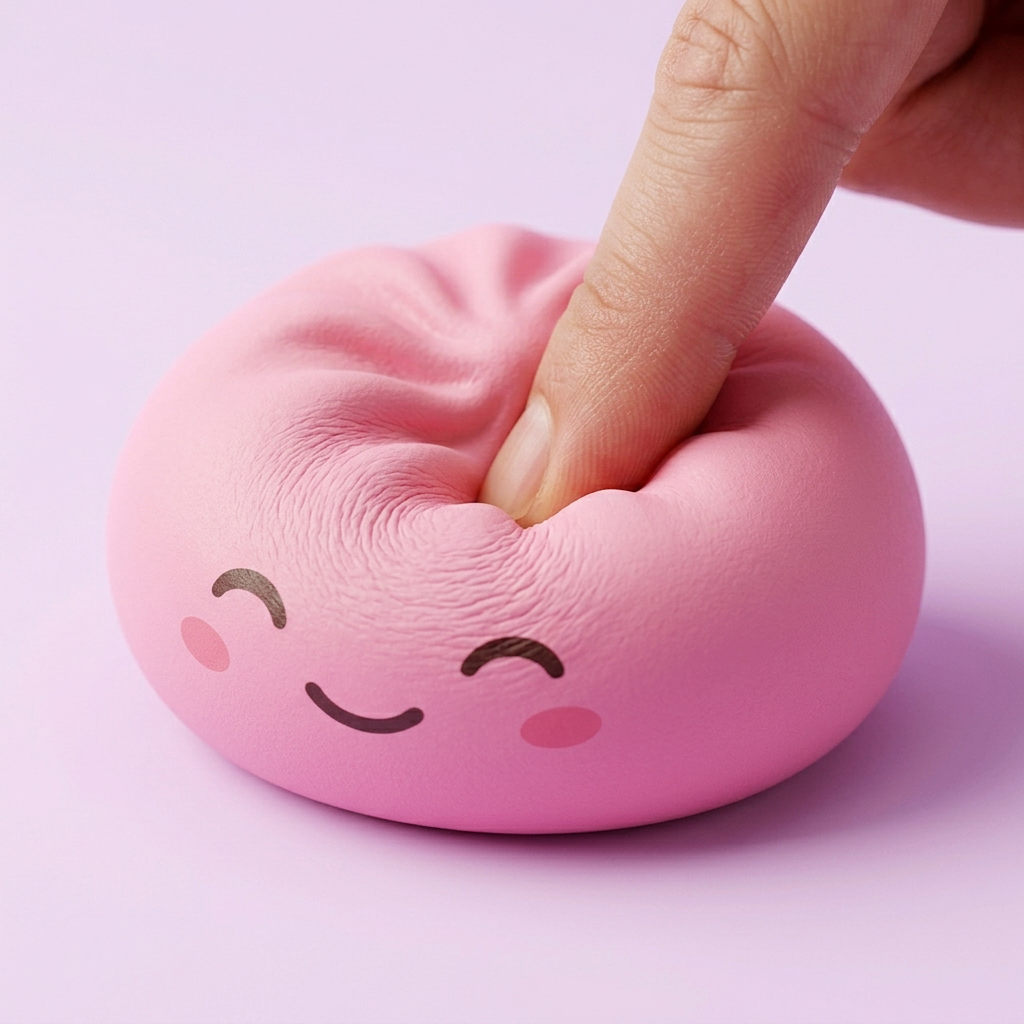 Mystery Dumpling Squishy con Cestino di Bambù — squishy antistress slow-rise kawaii