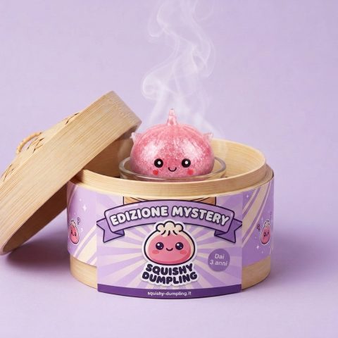 Dumpling Squishy Glitter Unicorno Mystery — squishy antistress slow-rise kawaii