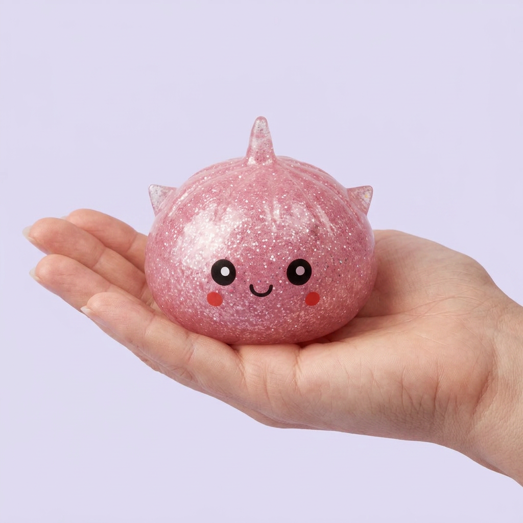 Dumpling Squishy Glitter Unicorno Mystery — squishy antistress slow-rise kawaii