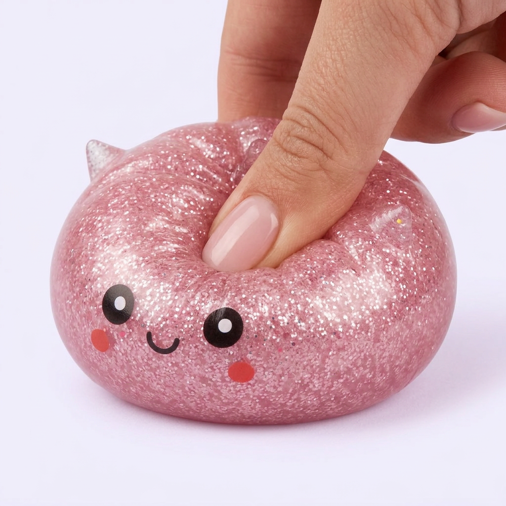 Dumpling Squishy Glitter Unicorno Mystery — squishy antistress slow-rise kawaii