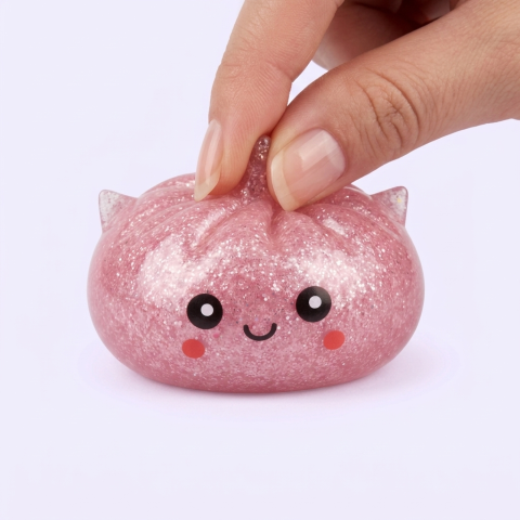 Dumpling Squishy Glitter Unicorno Mystery — squishy antistress slow-rise kawaii