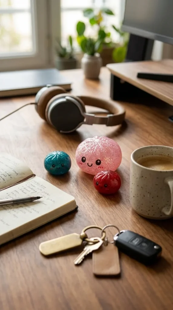 Dumplings Squishy Glitter Mistero — squishy antistress slow-rise kawaii
