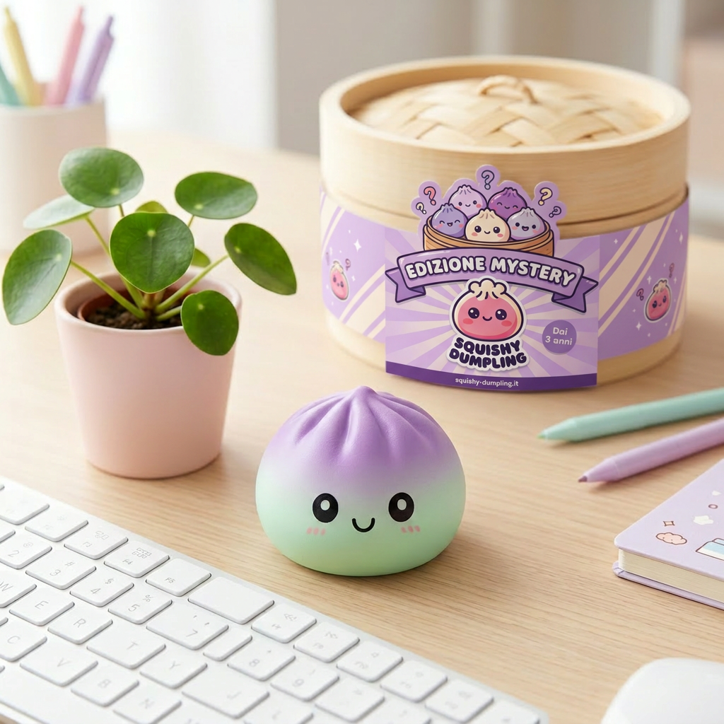 Dumpling Squishy Ombre Mystery a Sorpresa — squishy antistress slow-rise kawaii