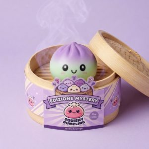 Dumpling Squishy Ombre Mystery a Sorpresa nel suo cestino di bambù per vapore