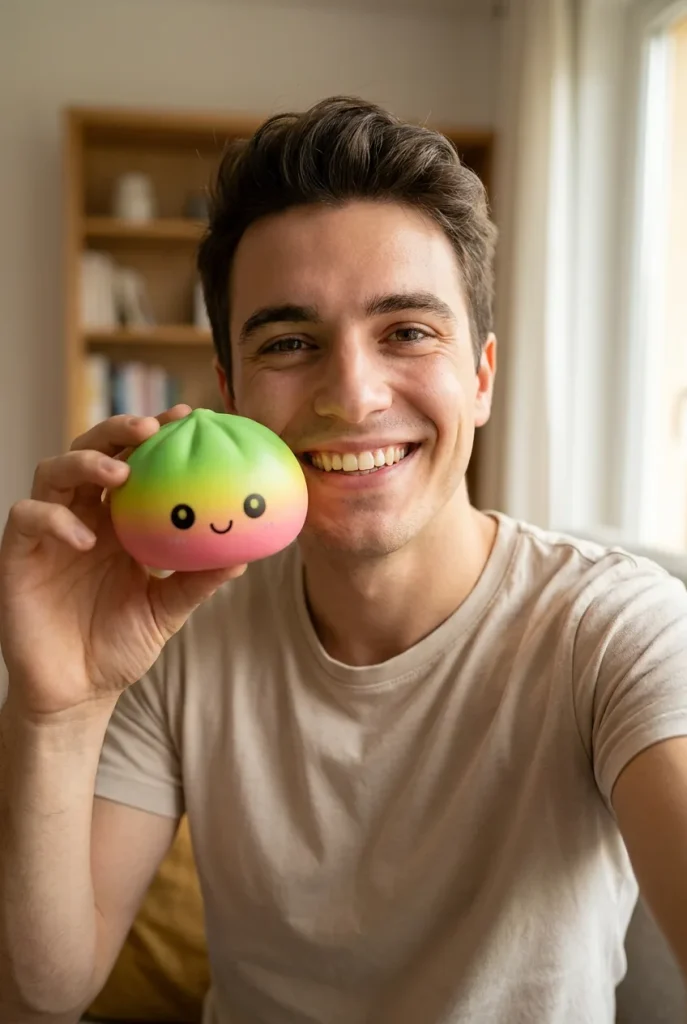Dumpling Squishy Ombre Mystery a Sorpresa — squishy antistress slow-rise kawaii