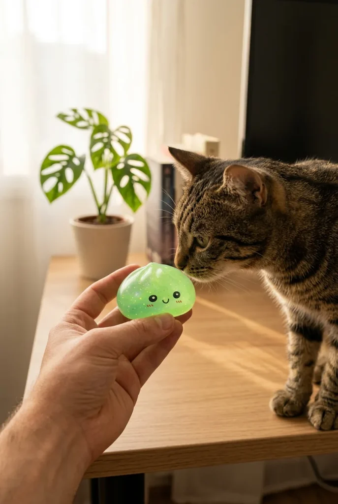 Dumpling Squishy Mystery Glow in the Dark Glitterato — squishy antistress slow-rise kawaii