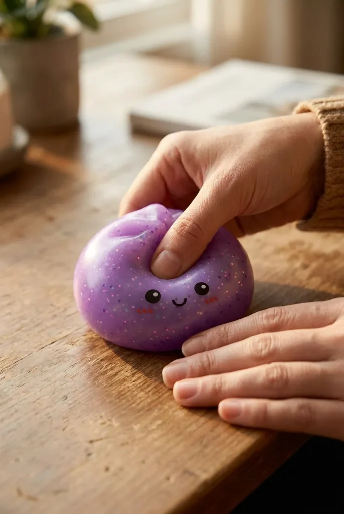 Dumpling Squishy Mystery Glow in the Dark Glitterato — squishy antistress slow-rise kawaii