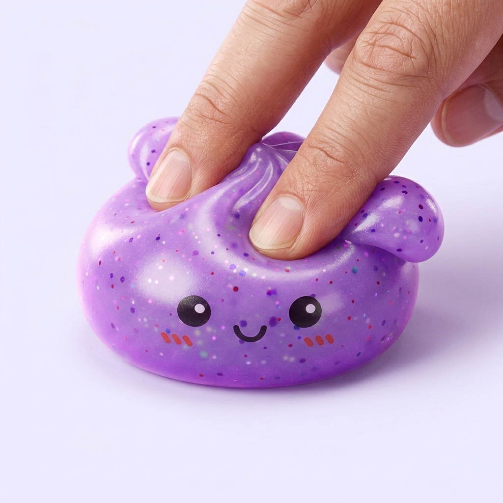 Dumpling Squishy Mystery Glow in the Dark Glitterato — squishy antistress slow-rise kawaii