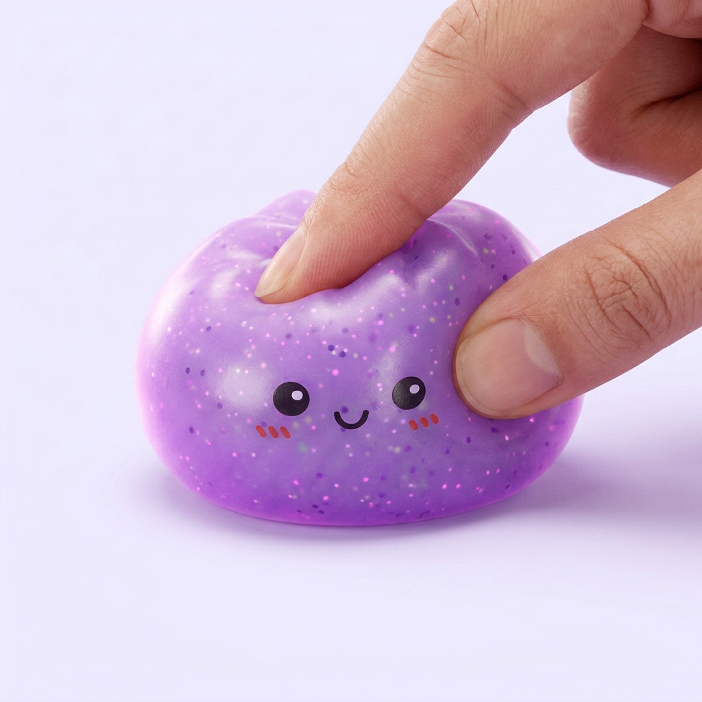 Dumpling Squishy Mystery Glow in the Dark Glitterato — squishy antistress slow-rise kawaii