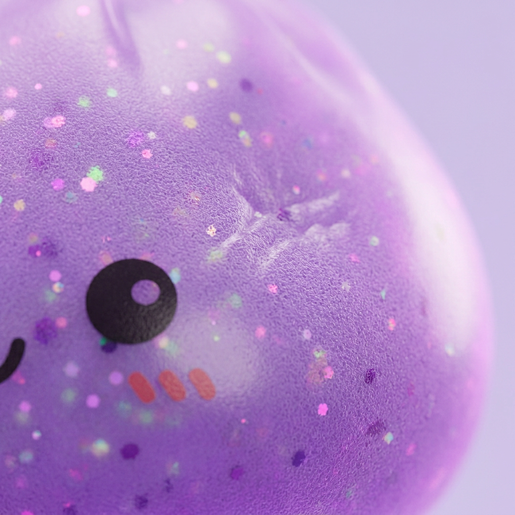 Dumpling Squishy Mystery Glow in the Dark Glitterato — squishy antistress slow-rise kawaii