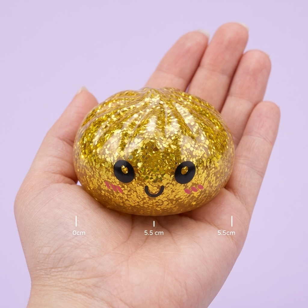 Squishy Dumpling Mystery Glitter Mini Set — squishy antistress slow-rise kawaii