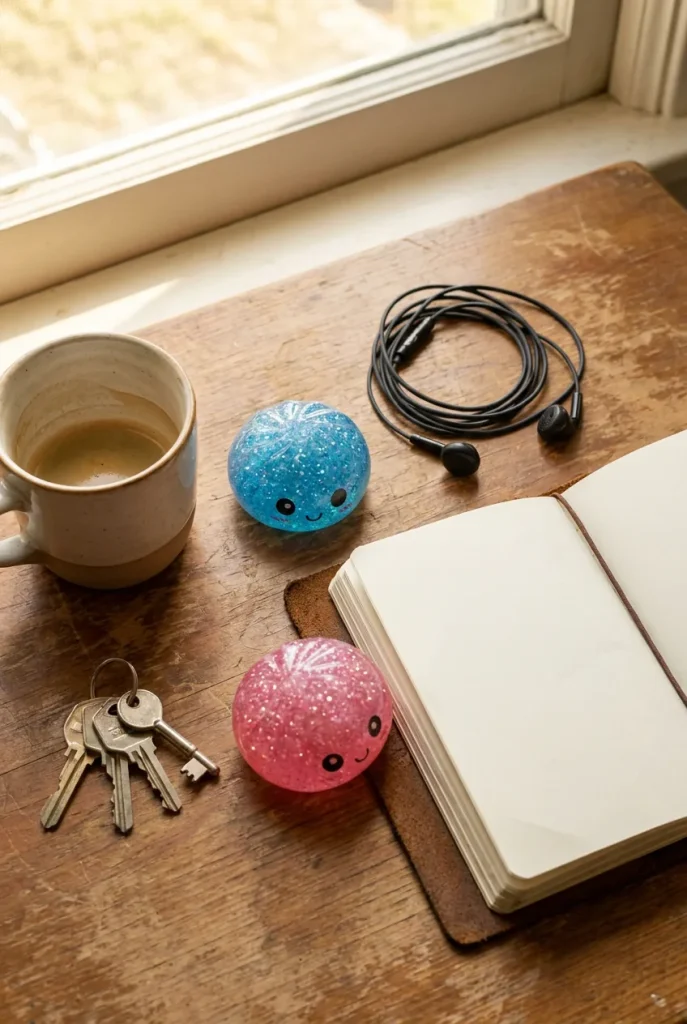 Squishy Dumpling Mystery Glitter Mini Set — squishy antistress slow-rise kawaii