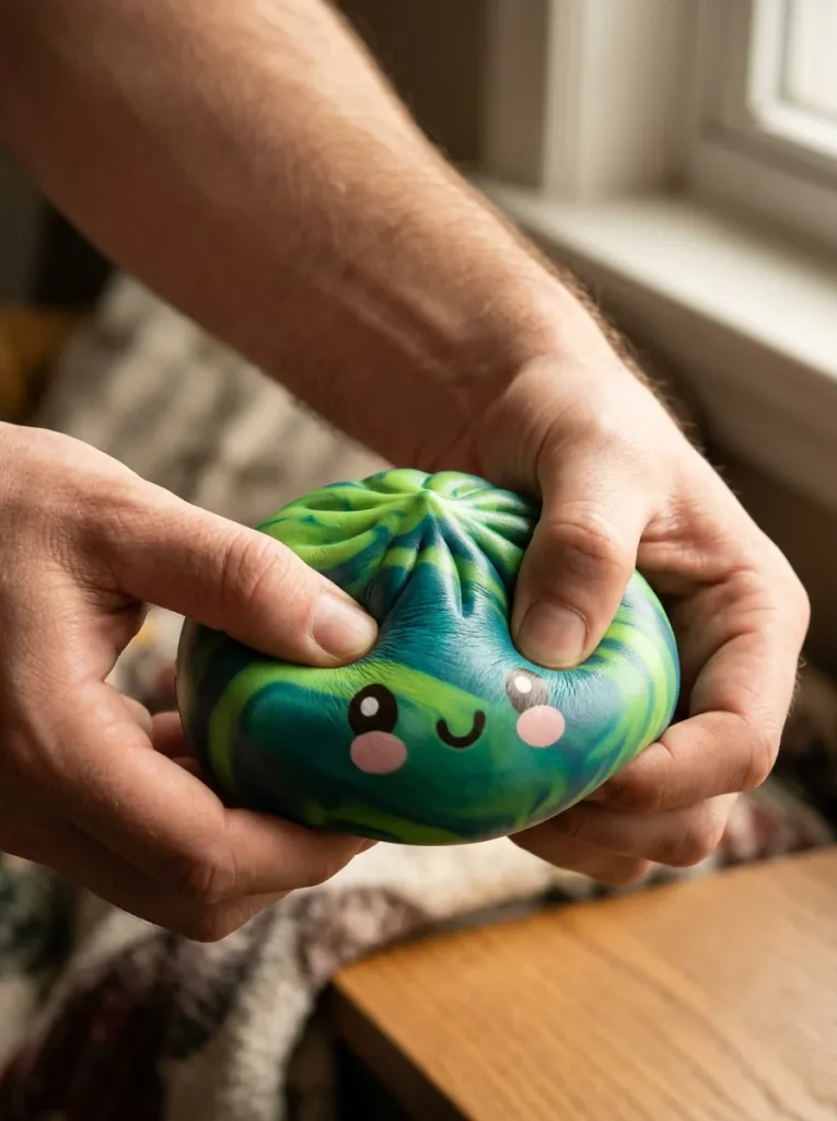 Dumpling Squishy Mystery Tie Dye Mini — squishy antistress slow-rise kawaii
