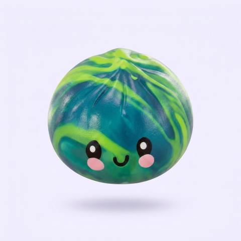 Dumpling Squishy Mystery Tie Dye Mini — squishy antistress slow-rise kawaii