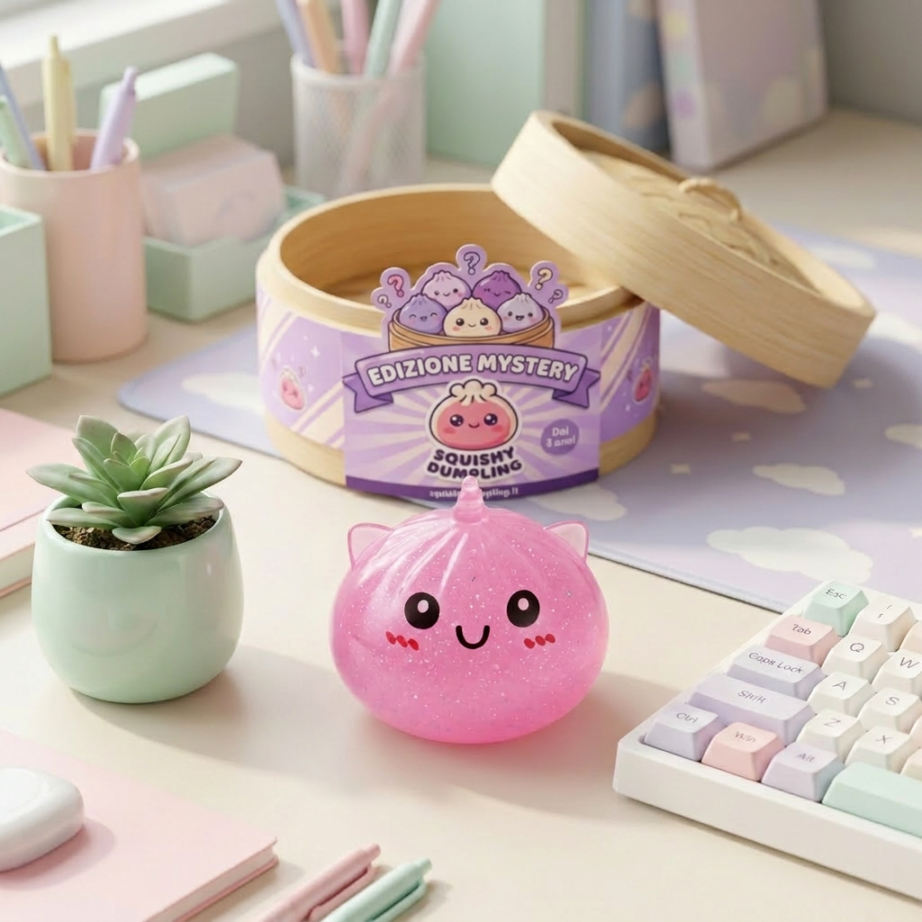 Dumpling Squishy Mini Unicorno Mystery — squishy antistress slow-rise kawaii
