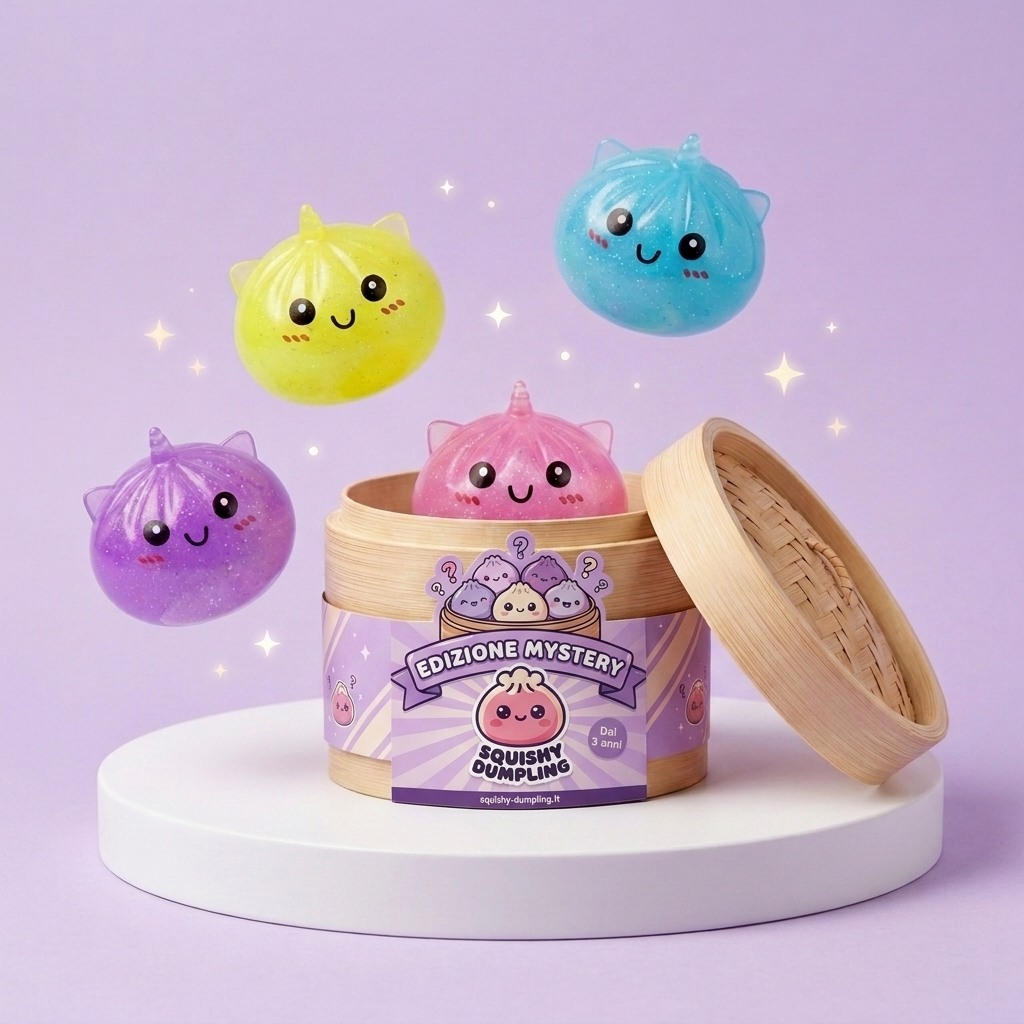 Dumpling Squishy Mini Unicorno Mystery — squishy antistress slow-rise kawaii