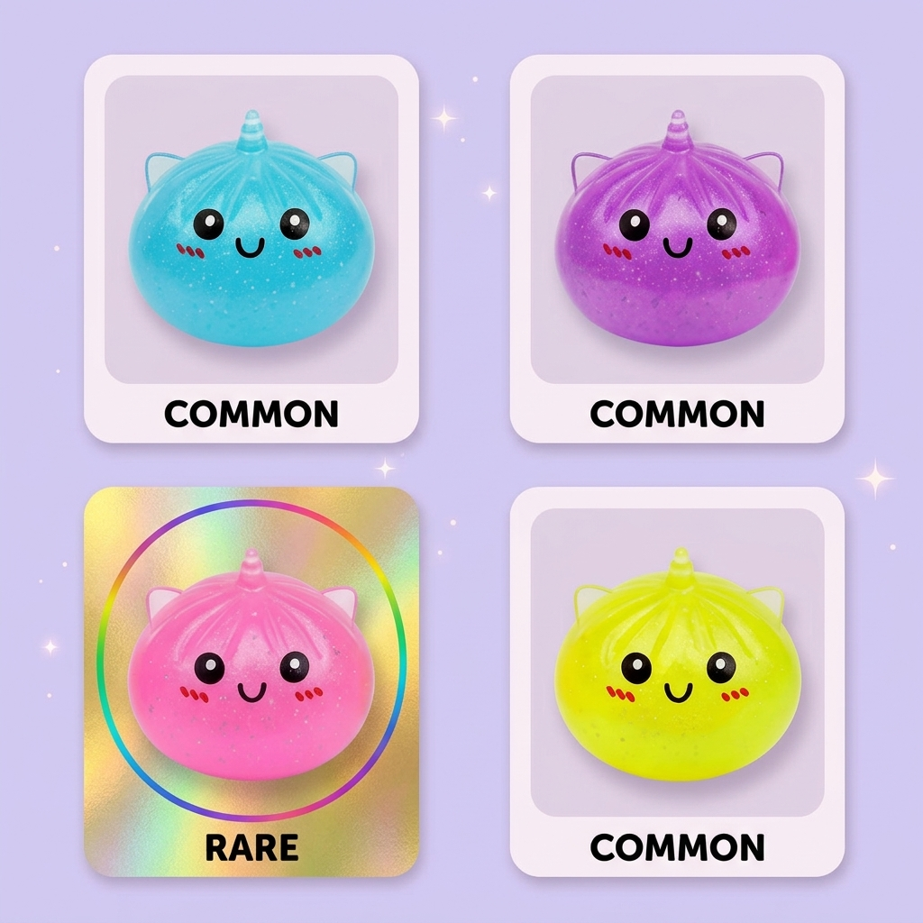 Dumpling Squishy Mini Unicorno Mystery — squishy antistress slow-rise kawaii
