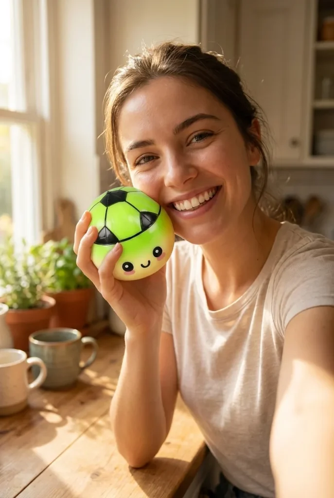 Mystery Dumpling Squishy Edizione Calcio — squishy antistress slow-rise kawaii