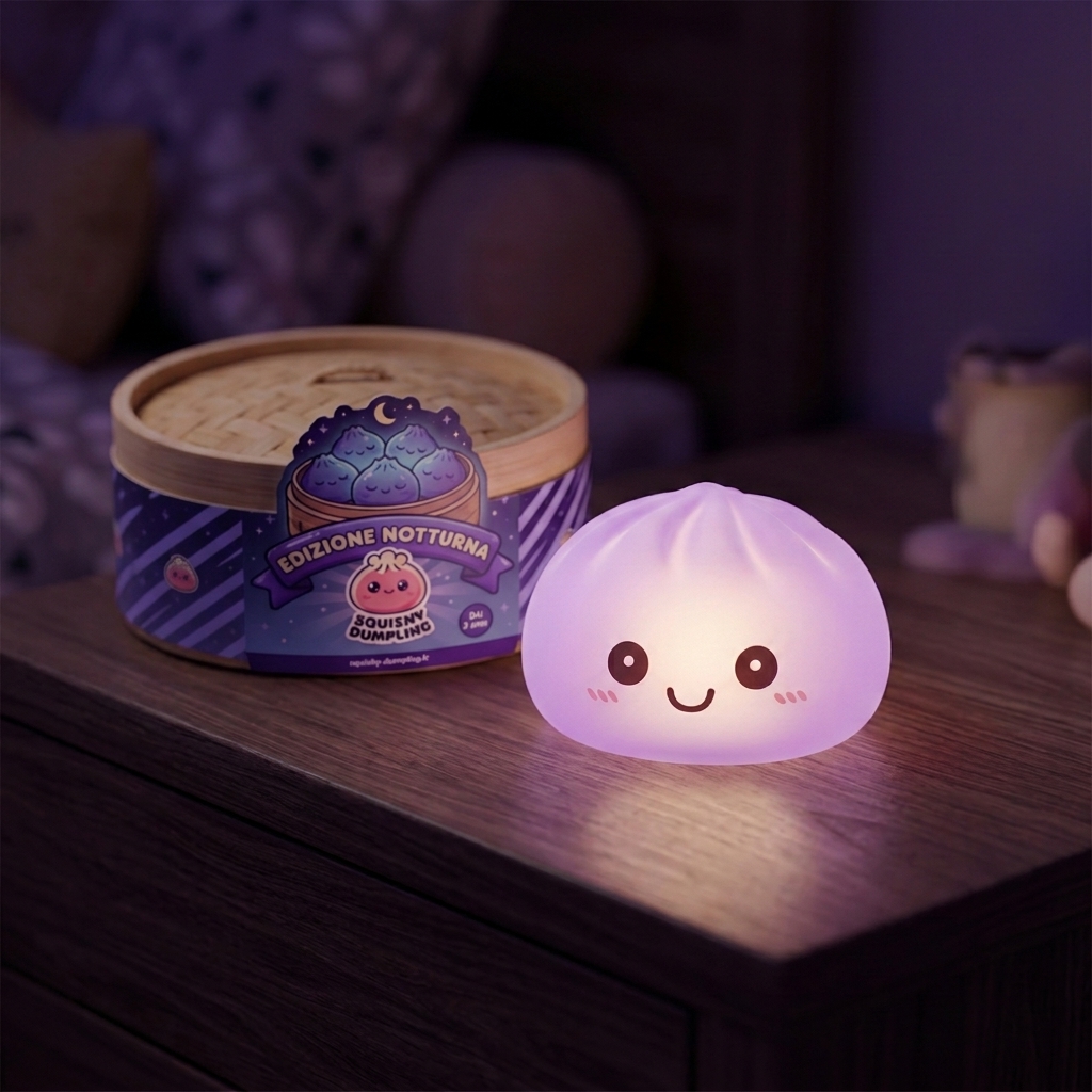 Mystery Squishy Dumpling Luminoso — squishy antistress slow-rise kawaii