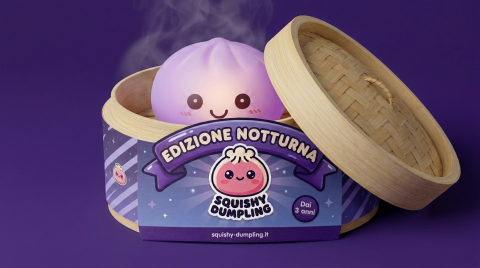 Mystery Squishy Dumpling Luminoso — squishy antistress slow-rise kawaii