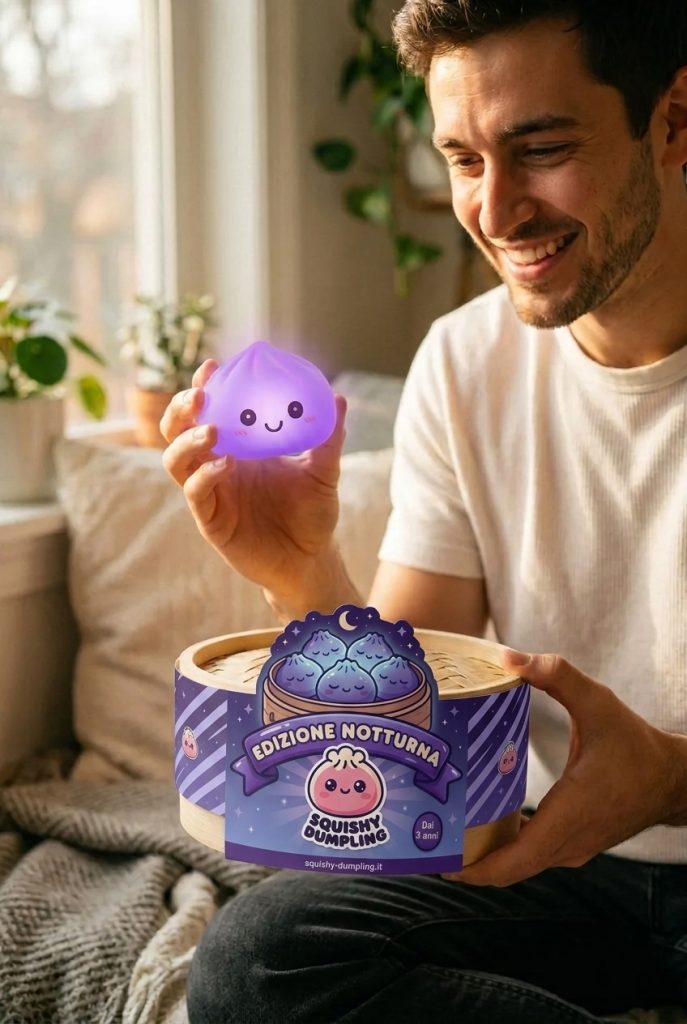 Mystery Squishy Dumpling Luminoso — squishy antistress slow-rise kawaii
