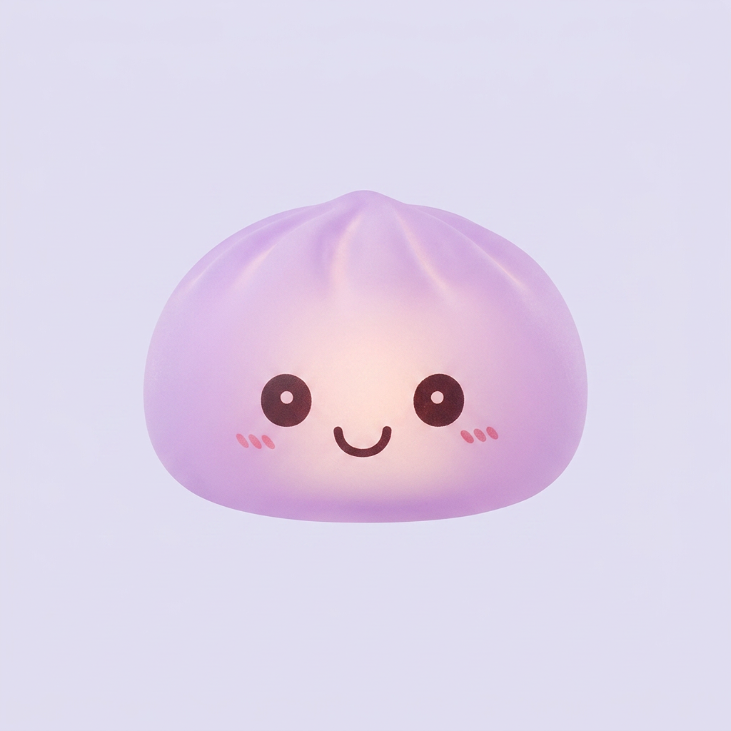 Mystery Squishy Dumpling Luminoso — squishy antistress slow-rise kawaii