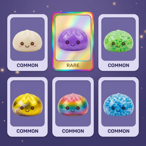 Mystery Squishy Dumpling Luminoso — squishy antistress slow-rise kawaii