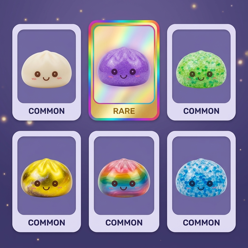 Mystery Squishy Dumpling Luminoso — squishy antistress slow-rise kawaii