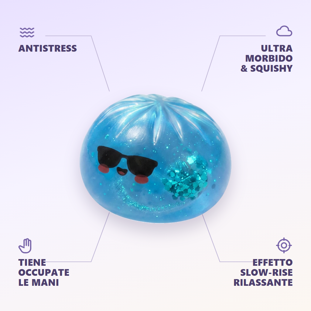Mystery Dumpling Squishy Edizione Estate — squishy antistress slow-rise kawaii