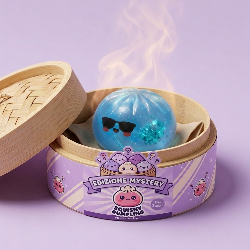 Mystery Dumpling Squishy Edizione Estate — squishy antistress slow-rise kawaii