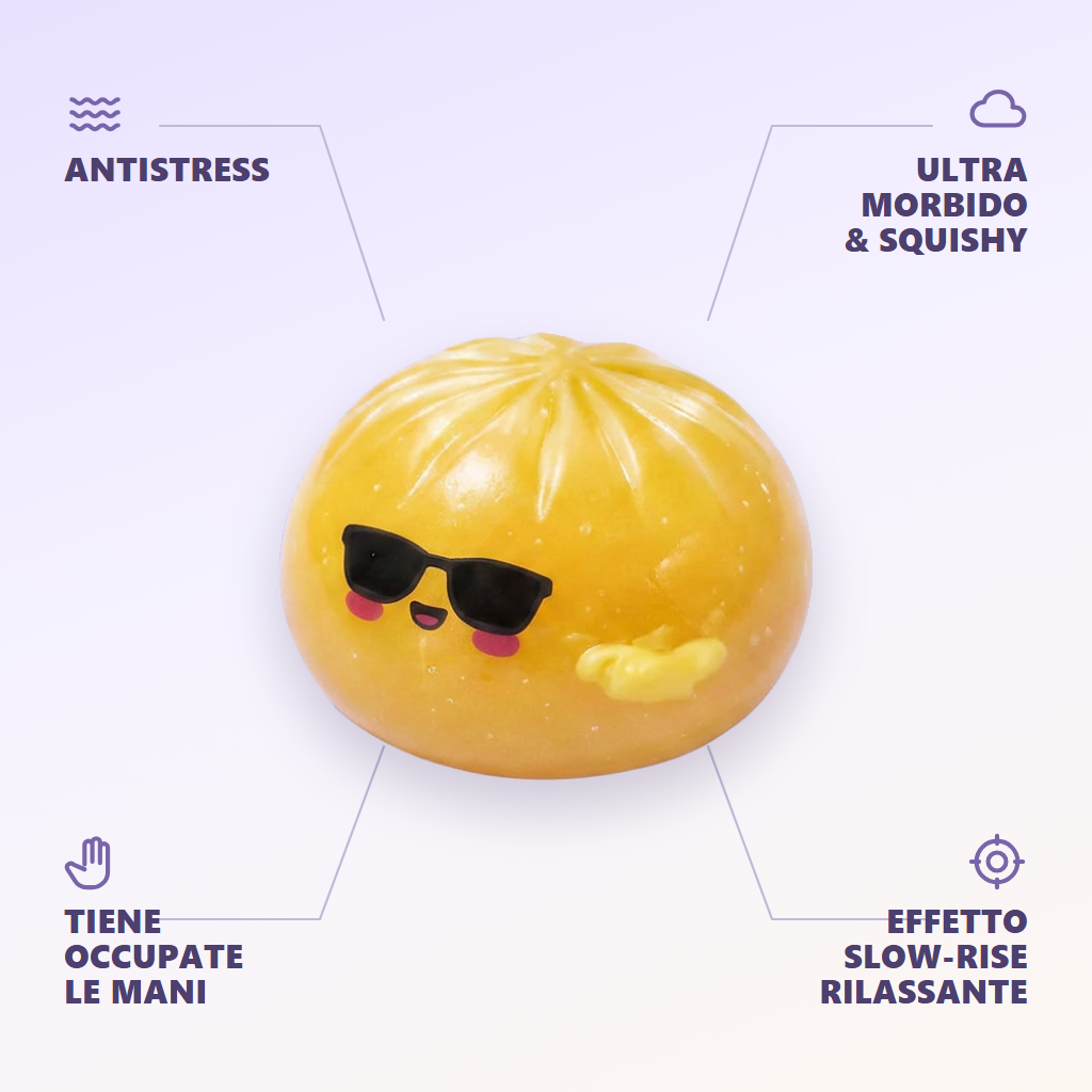 Mystery Dumpling Squishy Occhiali da Sole — squishy antistress slow-rise kawaii