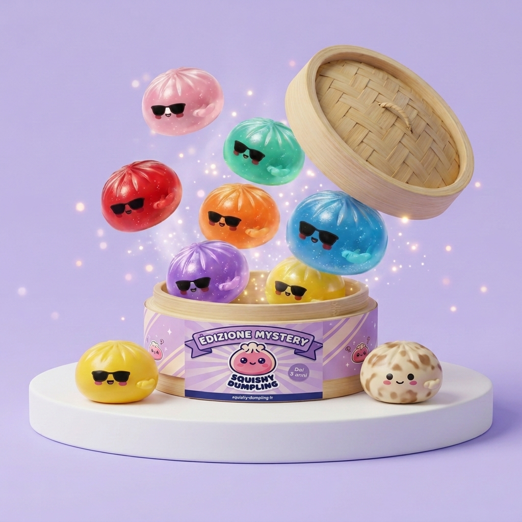 Mystery Dumpling Squishy Occhiali da Sole — squishy antistress slow-rise kawaii